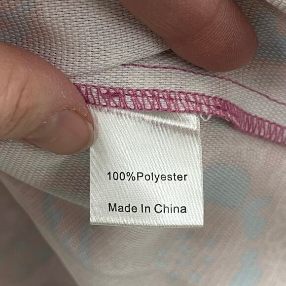 Tuckernuck Pink and Red Floral Off-Shoulder Blouse - Picture 8 of 10